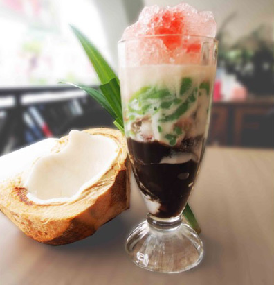 Iced Coconut Cincau